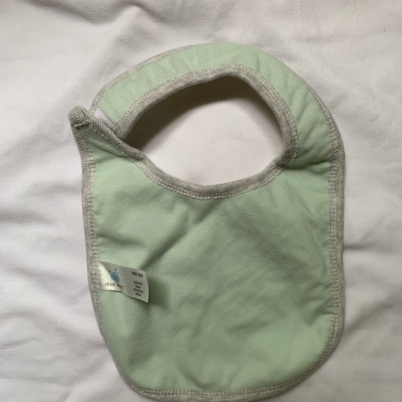 Cloud Island bibs - set of 4. Green and yellow. - Picture 5 of 9